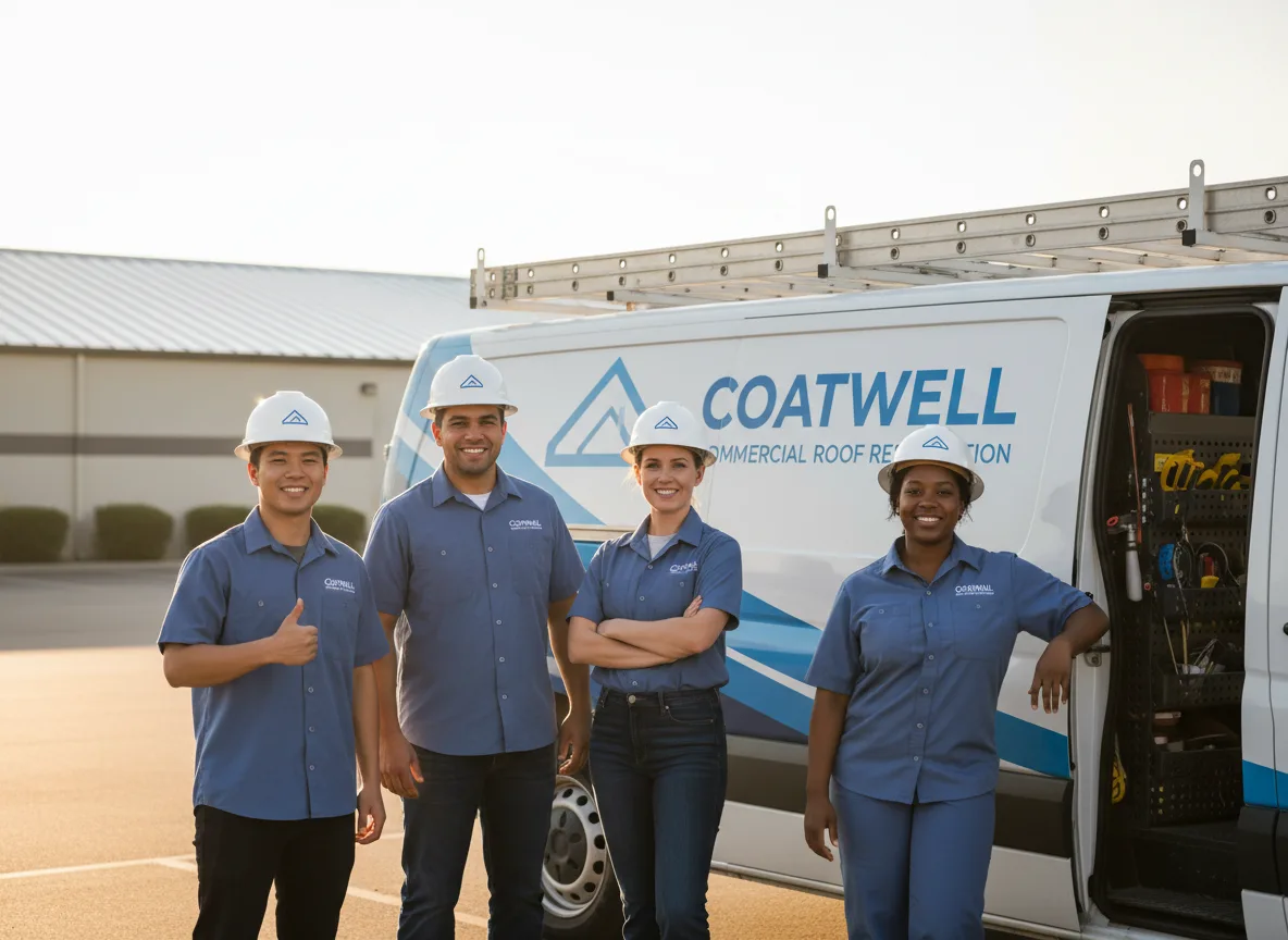 Commercial roof coating company in Brookside, DE